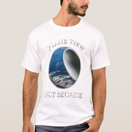 飛行機からの眺め Tシャツ