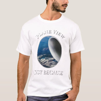 飛行機からの眺め Tシャツ