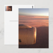 飛行機からの空8 ポストカード (正面/裏面)