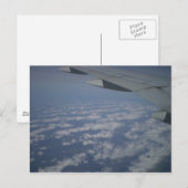 飛行機から ポストカード (正面/裏面)