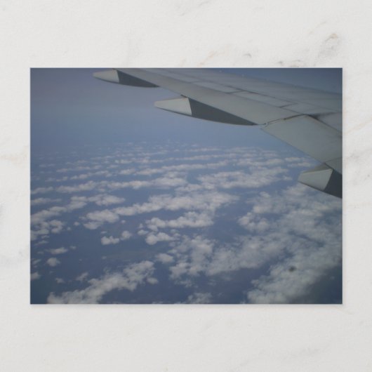 飛行機から ポストカード (正面)