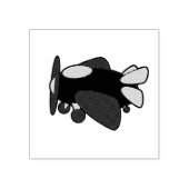 飛行機かわいいカラフル漫画キッズ飛行機 ラバースタンプ (インプリント)