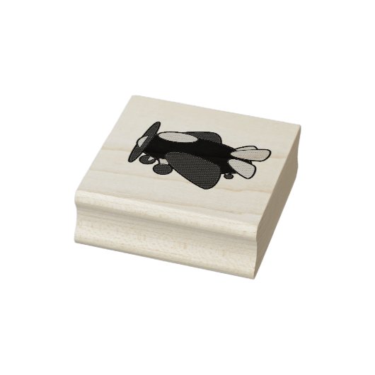 飛行機かわいいカラフル漫画キッズ飛行機 ラバースタンプ (スタンプ)