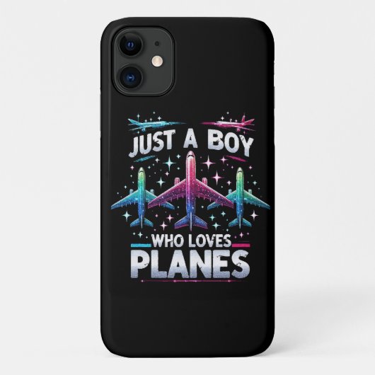 飛行機が大好きな少年 Case-Mate iPhoneケース (裏面)