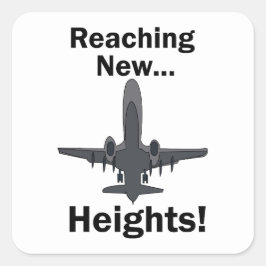 飛行機が新たな高みへ!インスピレーションをくれる名言 スクエアシール