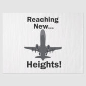 飛行機が新たな高みへ インスピレーションをくれる名言 薄葉紙 (正面)