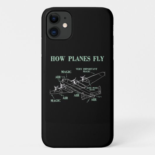 飛行機が航空宇宙エンジニおもしろいアのパイロットギフトを飛ばす方法 Case-Mate iPhoneケース (裏面)