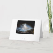 飛行機すごい通過/カスタマイズ可能な月！ カード (裏面)