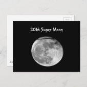 飛行機すごい通過/カスタマイズ可能な月！ ポストカード (正面/裏面)