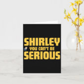 飛行機だ！映画シャーリー本気になんねえよシェール カード (黄色い花)