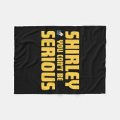 飛行機だ!映画シャーリー本気になんねえよシェール フリースブランケット (正面(横))