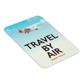 飛行機で旅するポスター マグネット (右側)