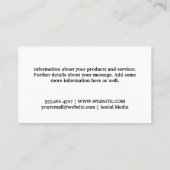 飛行機とカラフル円のロゴ | 雲 名刺 (裏面)