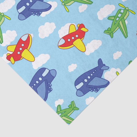 飛行機とジェット機かわいい1歳の誕生日パーティー 薄葉紙 (詳細)