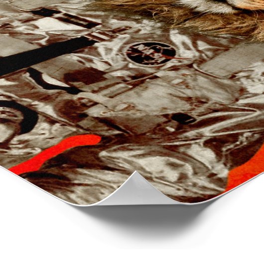 飛行機に乗る ポスター (角)