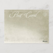 飛行機に乗る ポストカード (裏面)