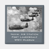 飛行機のエシェロン マグネット (正面)