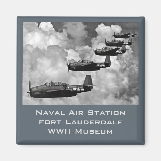 飛行機のエシェロン マグネット (正面)