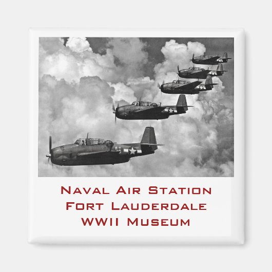 飛行機のエシェロン マグネット (正面)