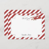 飛行機のサンキューカード サンキューカード (正面/裏面)