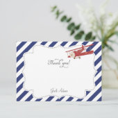 飛行機のサンキューカード サンキューカード (スタンド正面)