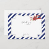飛行機のサンキューカード サンキューカード (正面/裏面)