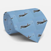 飛行機のジェット機 ネクタイ (ロール)
