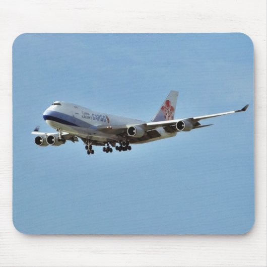 飛行機のジェット機 マウスパッド (正面)