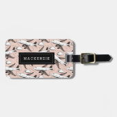 飛行機のスケパーソナライズされたッチ ラゲッジタグ (正面横)