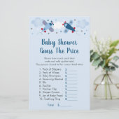 飛行機のスターは価格の赤ちゃんシャワーゲームを推測 (スタンド正面)