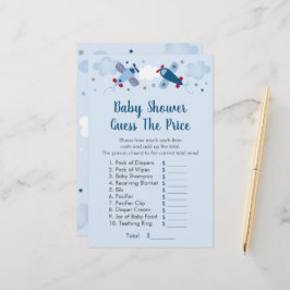 飛行機のスターは価格の赤ちゃんシャワーゲームを推測