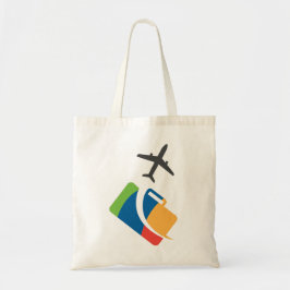 飛行機のテーマのかわいいデザイン トートバッグ