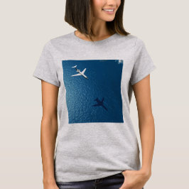 飛行機のテーマデザイン Tシャツ
