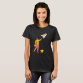 飛行機のテーマデザイン Tシャツ (正面フル)