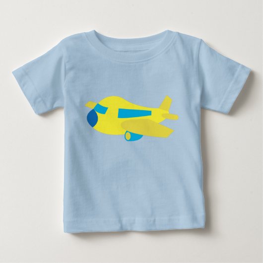 飛行機のデザイン ベビーTシャツ (正面)