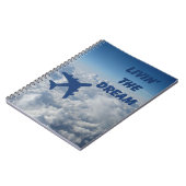 飛行機のノート ノートブック (左側)