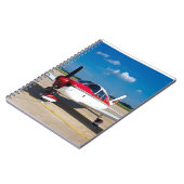 飛行機のノート ノートブック (左側)