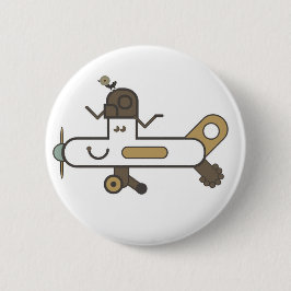 飛行機のバッジ 缶バッジ