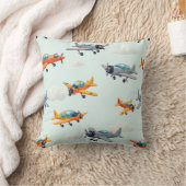 飛行機のパイロットだ！ クッション (ブランケット)