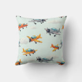 飛行機のパイロットだ！ クッション (裏面)