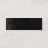 飛行機のパイロットまたは搭乗員の名刺 スキニー名刺 (裏面)