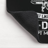 飛行機のパイロットパパのみ正常だが多くのクールパパ マウスパッド (コーナー)