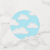 飛行機のパーティーのテーブルの紙吹雪 コンフェッティ (スモール正面)