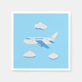 飛行機のパーティー収集！ スタンダードカクテルナプキン