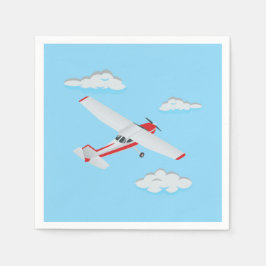 飛行機のパーティー収集！ スタンダードカクテルナプキン