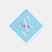 飛行機のパーティー収集！ スタンダードカクテルナプキン (角)