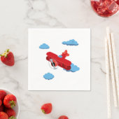 飛行機のパーティー収集！ スタンダードカクテルナプキン (インサイチュ)