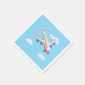 飛行機のパーティー収集！ スタンダードカクテルナプキン (角)