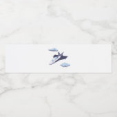 飛行機のパーティー収集！ ペットボトルラベル (シングルラベル)