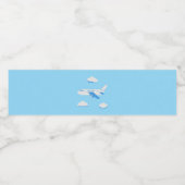 飛行機のパーティー収集! ペットボトルラベル (シングルラベル)